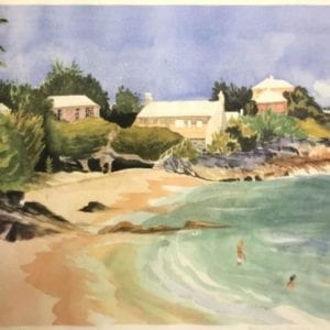 Signed & Numbered, Welcome To Paradise, Jill Amos Raine Lithograph,