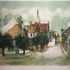 COA, Pierre Jacquot Pencil Signed & Numbered Print