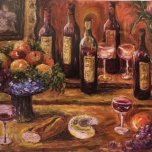 Signed Danielle Foletto Print On Canvas