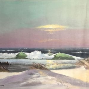 Signed H. Alters Oil Painting Of Ocean Scene