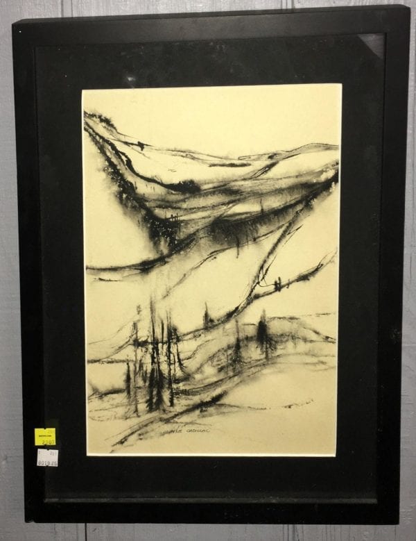 Signed Louise Cadillac Landscape Painting - Image 2