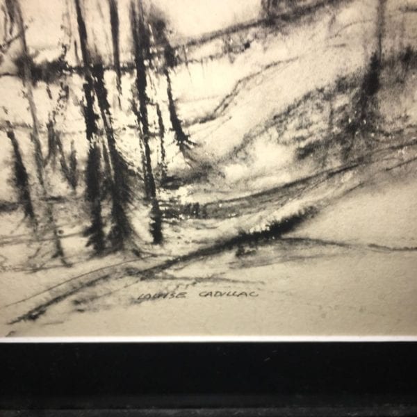 Signed Louise Cadillac Landscape Painting - Image 3