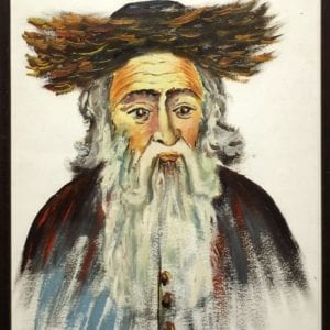 Signed Sal. Oil Painting Portrait Of Man