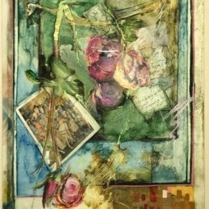 Signed Urbano Print / Mixed Media / Collage